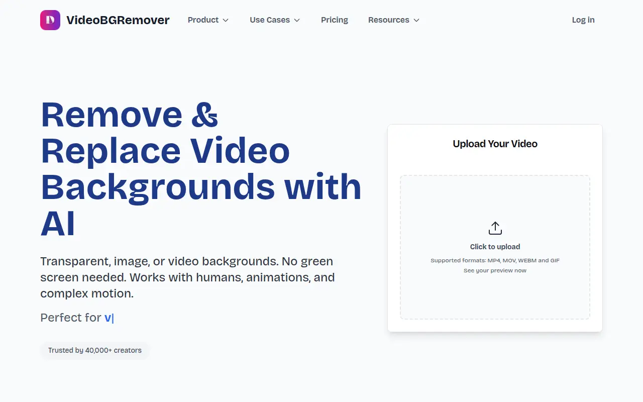 VideoBGRemover