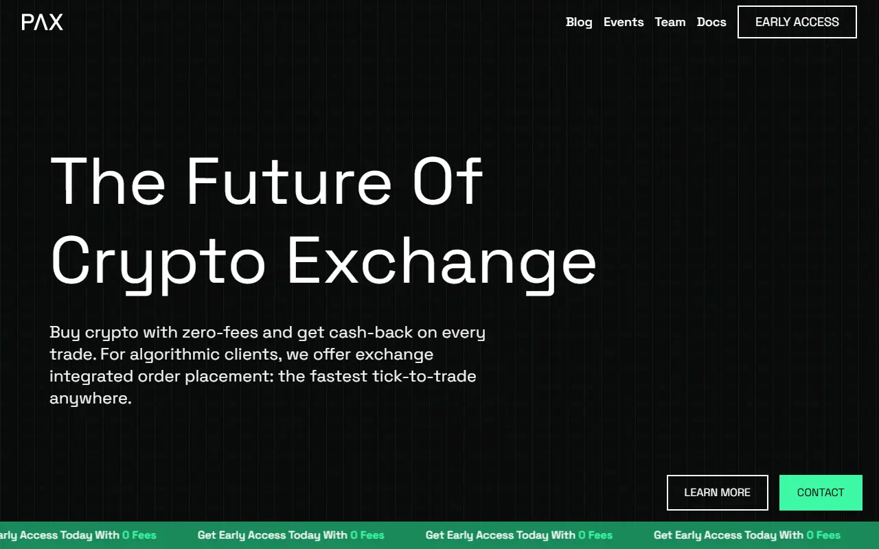 PAX Markets