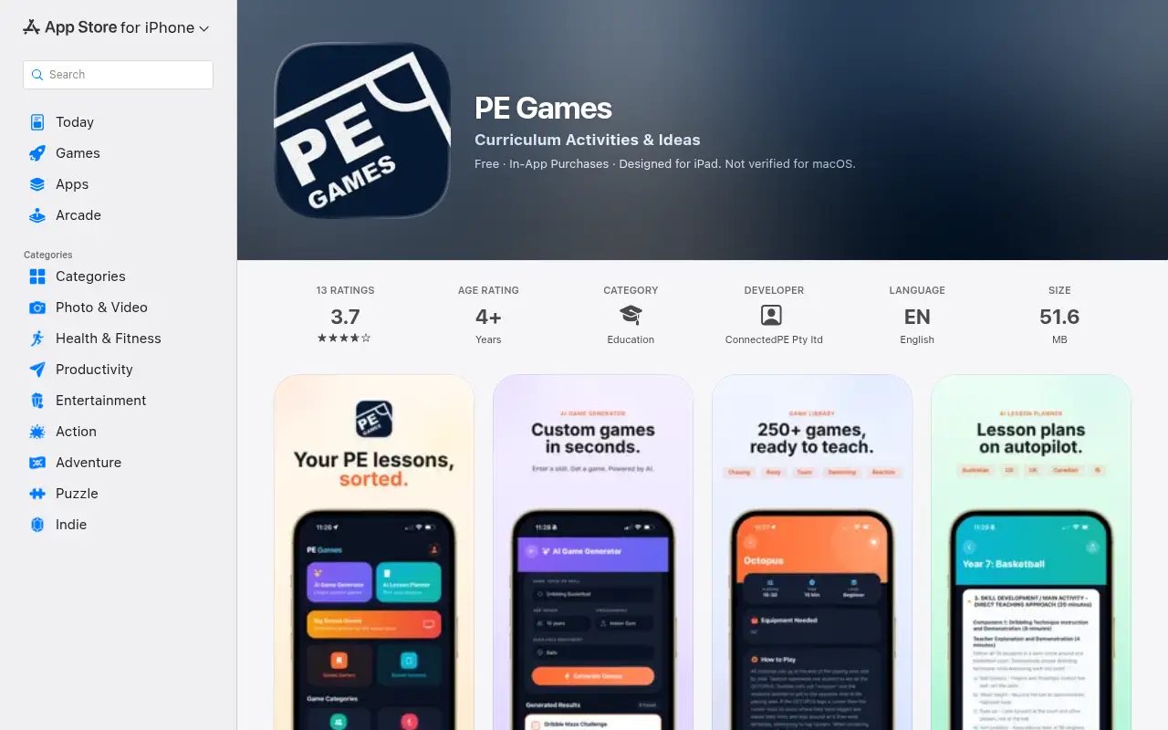 PE Games