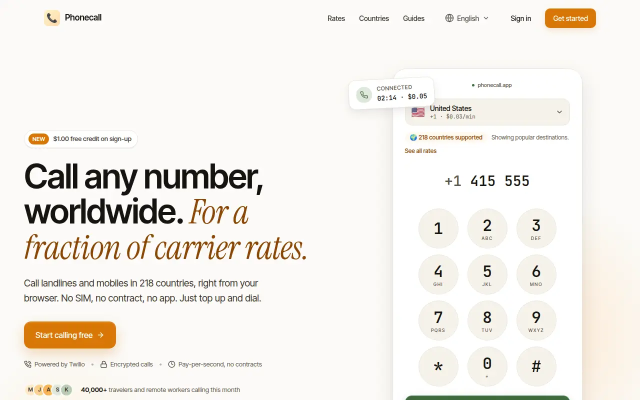 Phonecall App