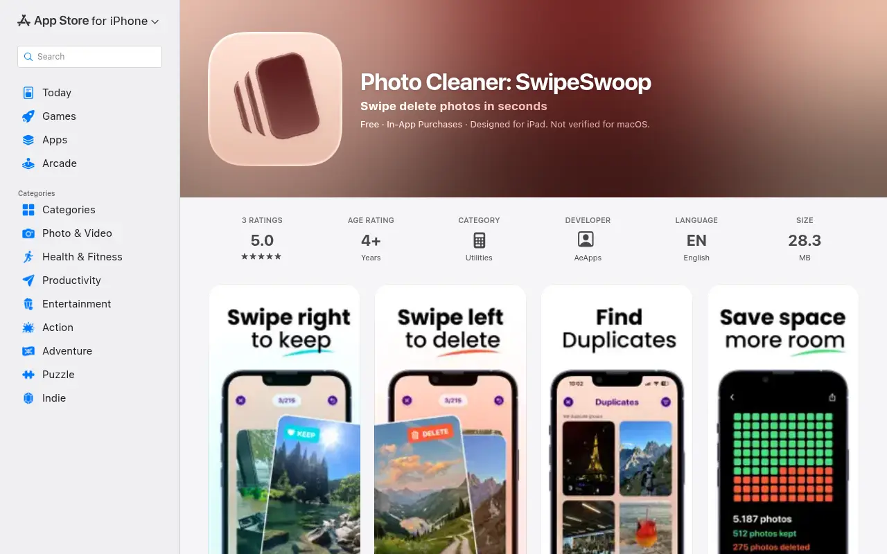 Photo Cleaner: SwipeSwoop