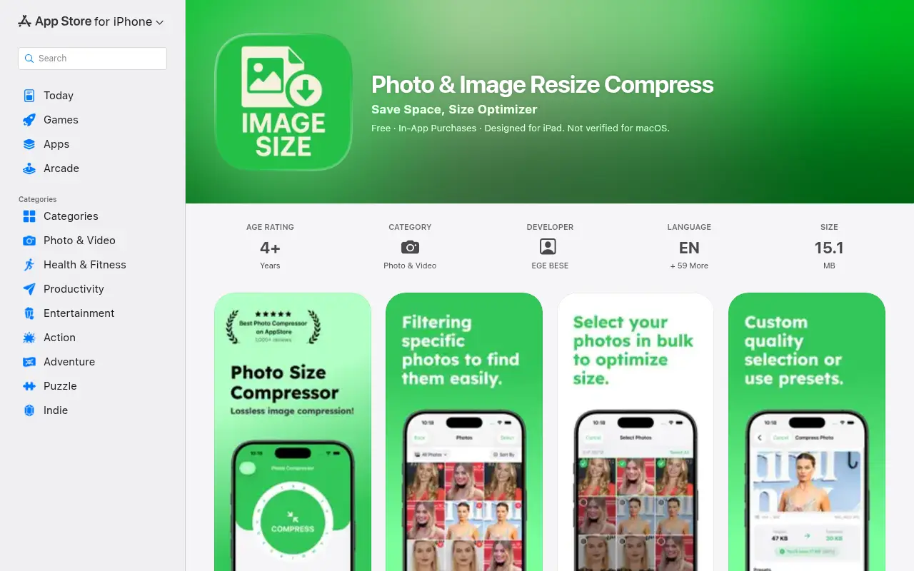 Photo & Image Compressor
