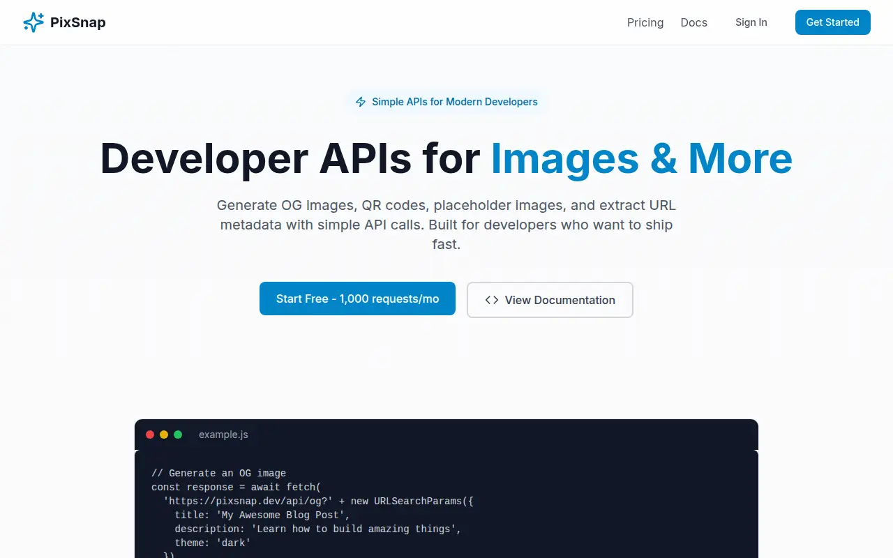 Pixsnap.dev