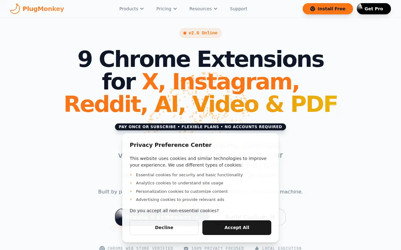 PlugMonkey Chrome Extensions Store