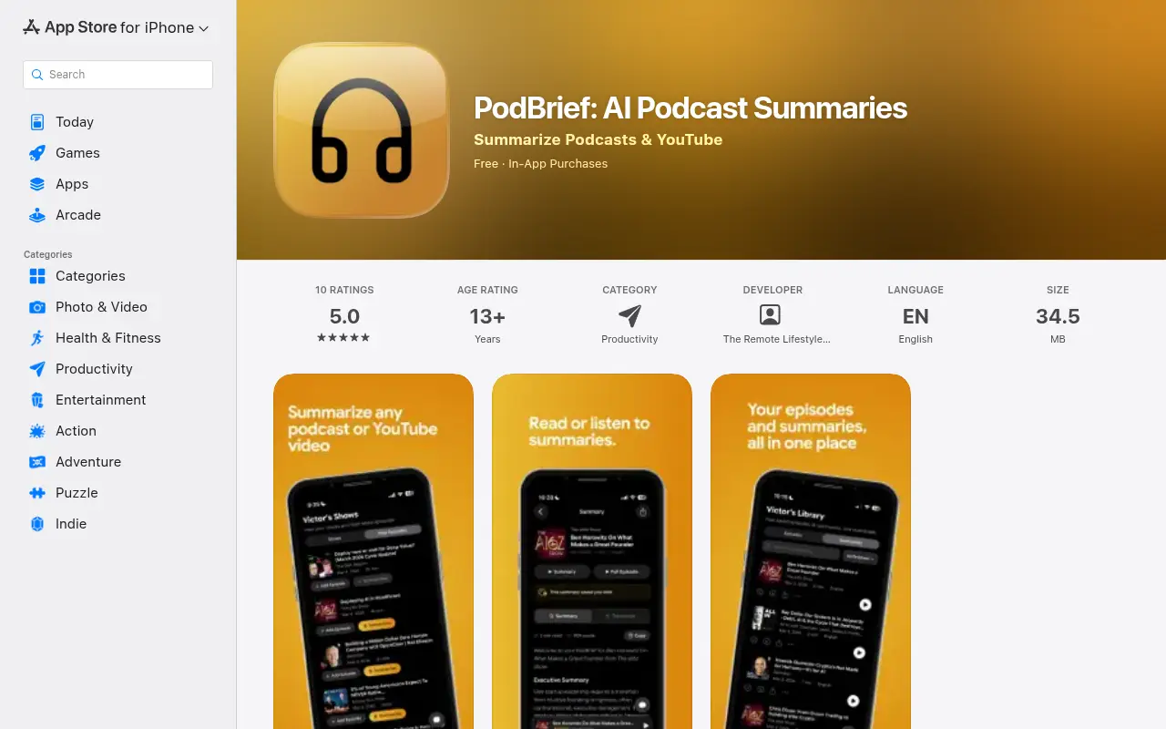 PodBrief