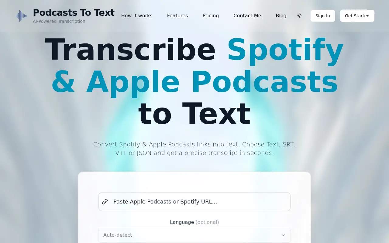 Podcasts To Text