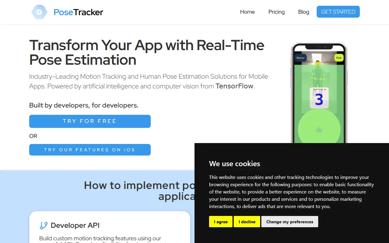 PoseTracker API
