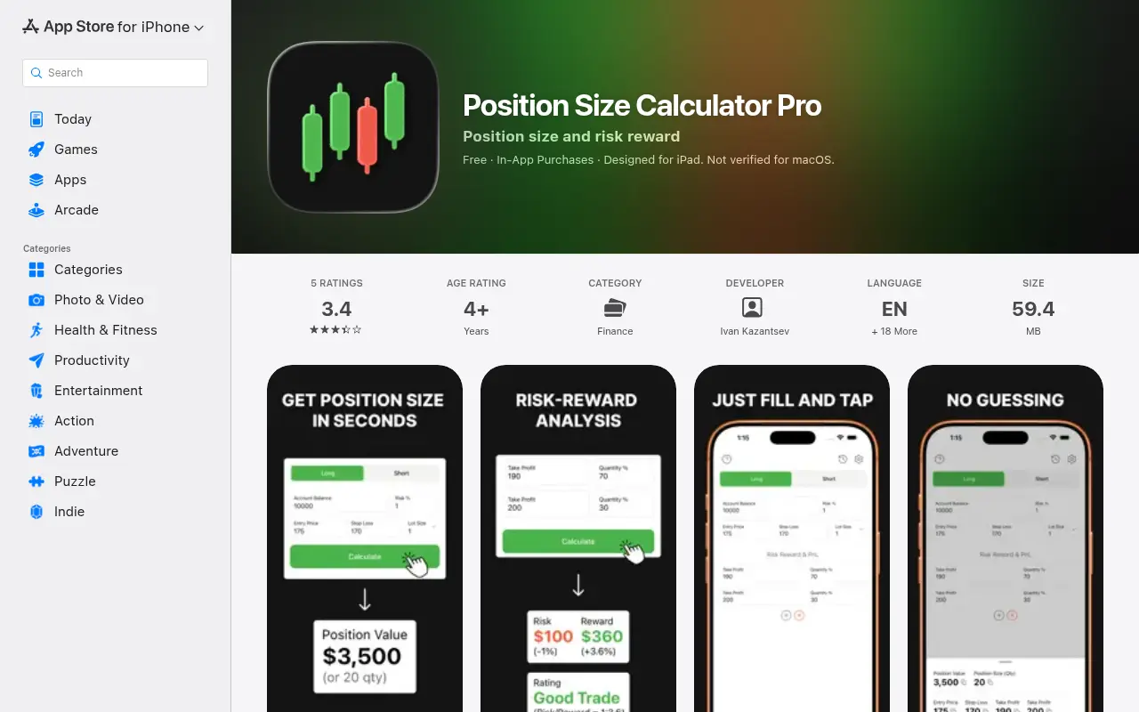 Position Size Calculator