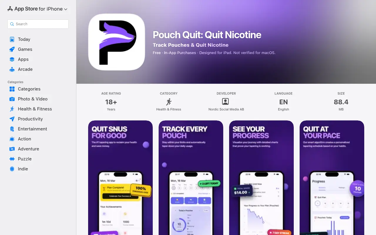 Pouch Quit