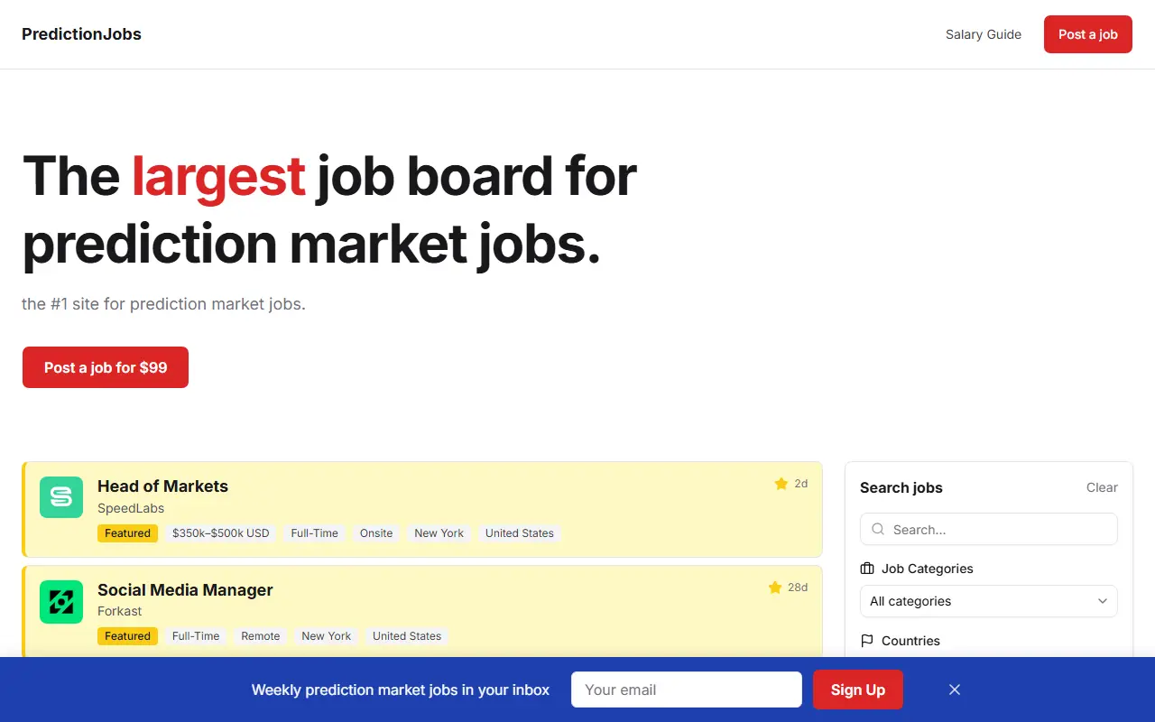 PredictionJobs