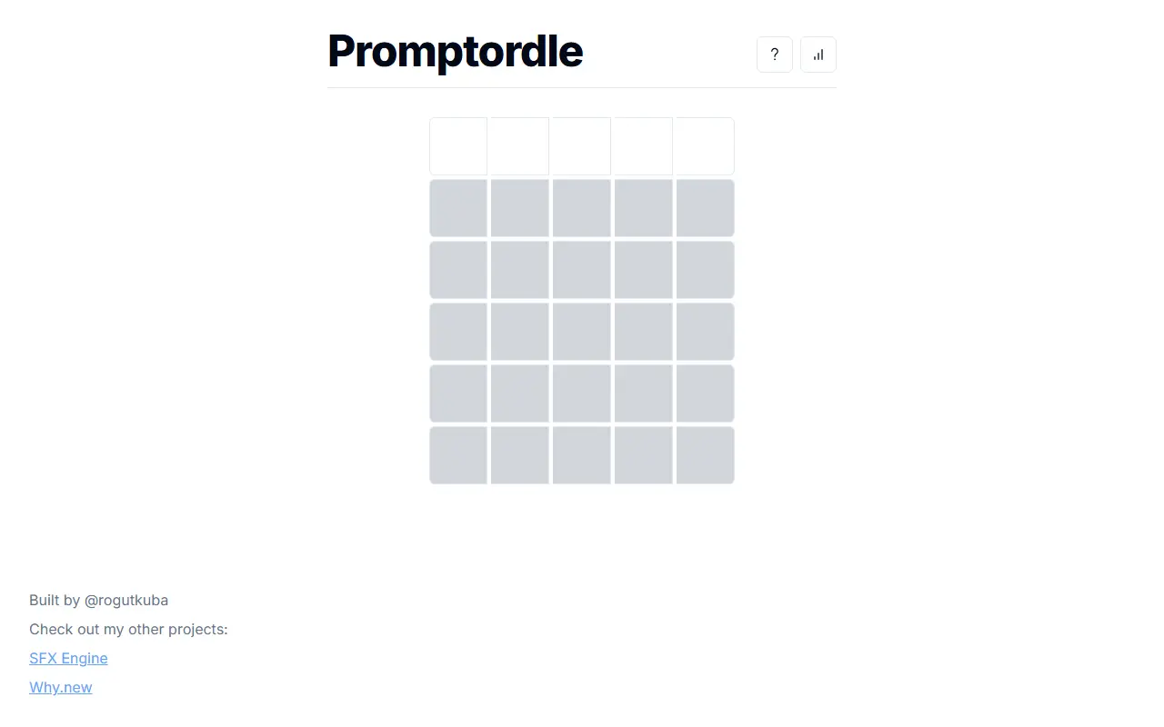 Promptordle