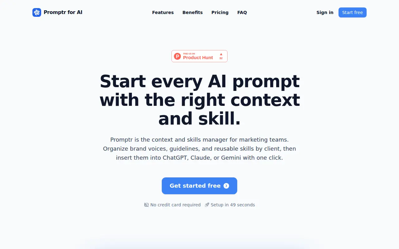 Promptr for AI