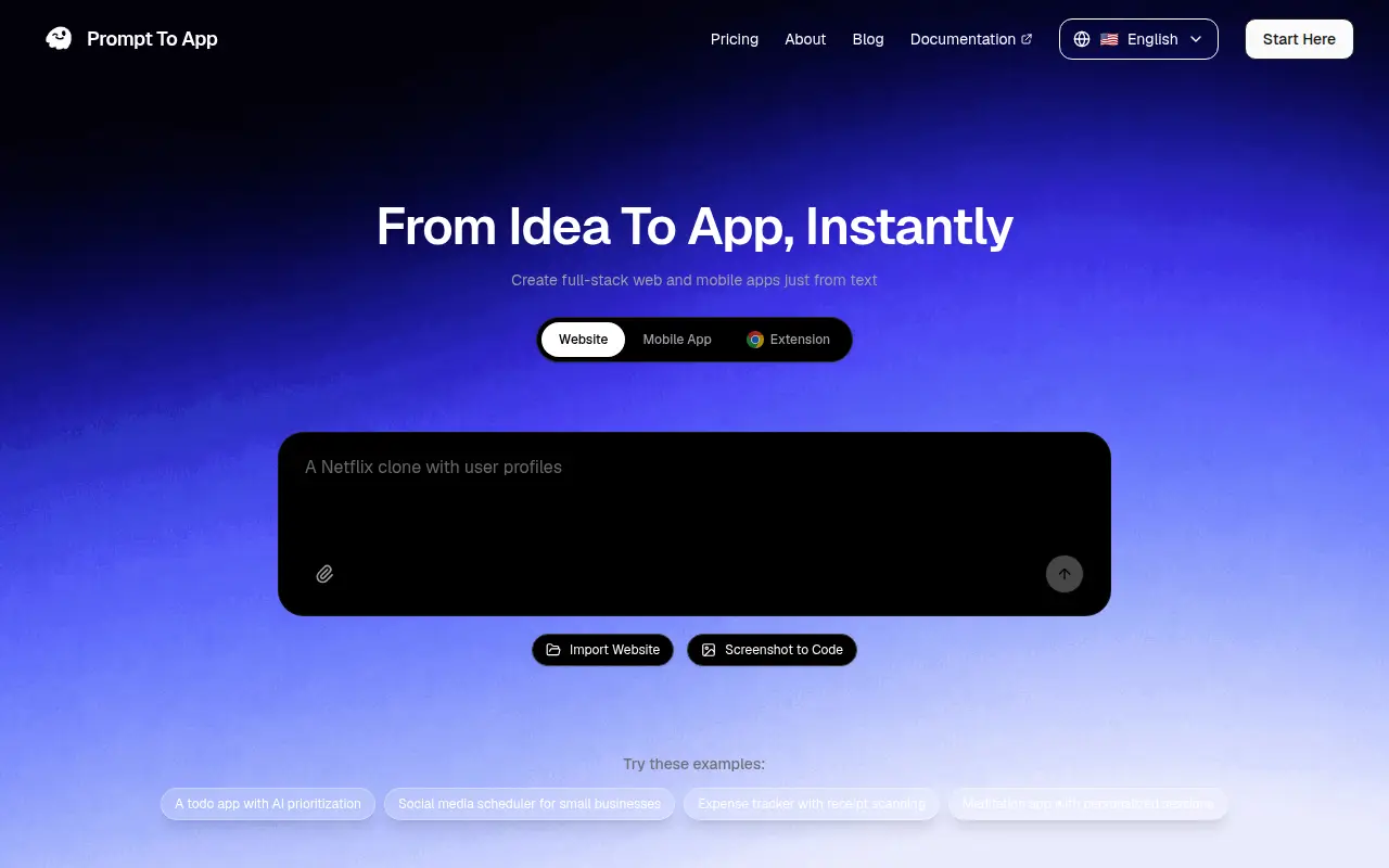 prompttoapp.dev