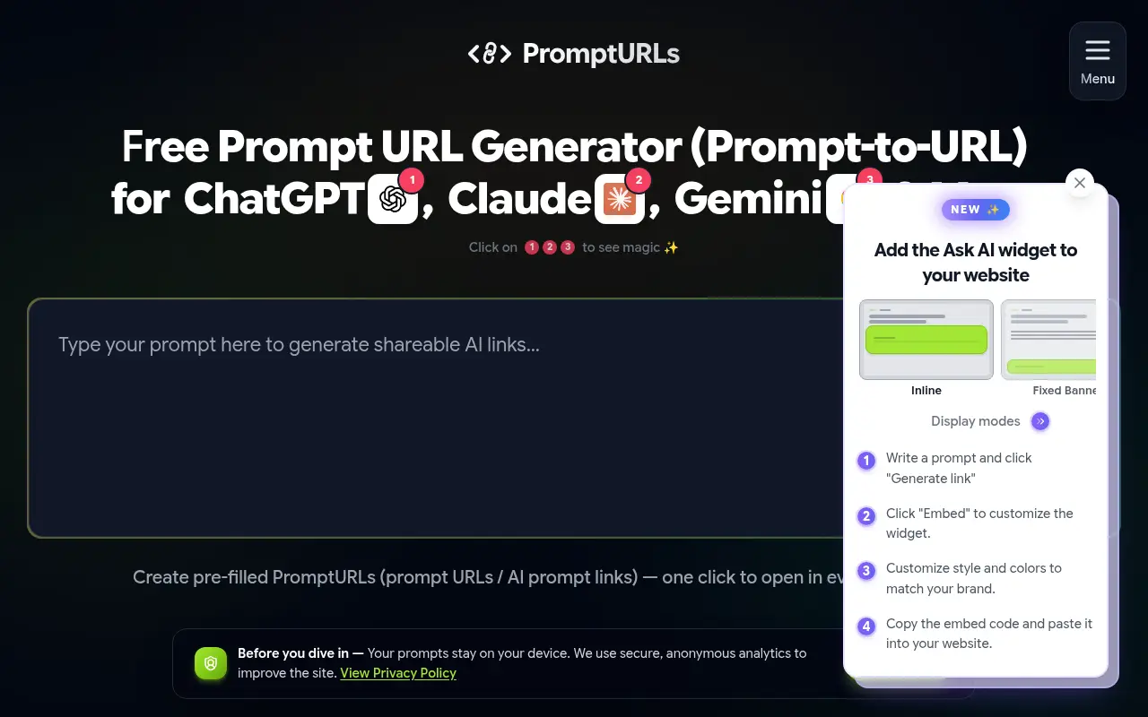 PromptURLs