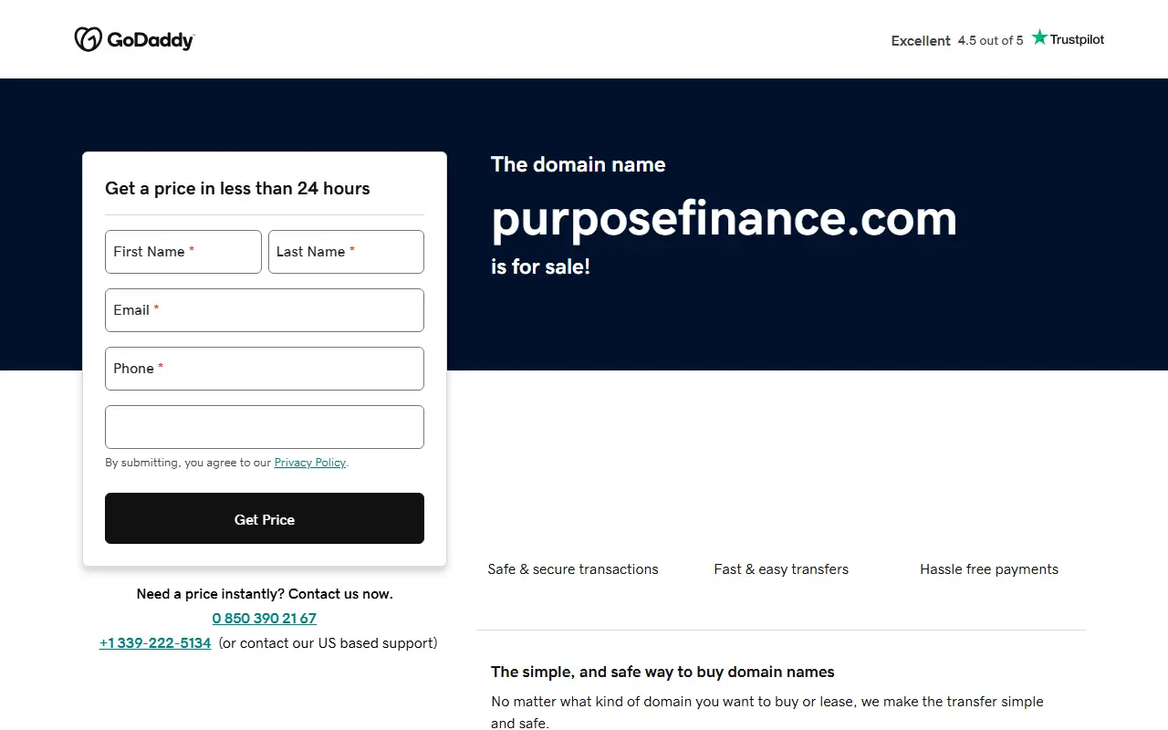 Purpose Finance