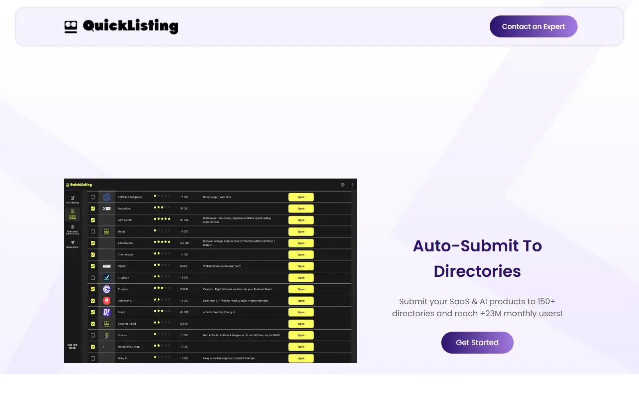 Quicklisting