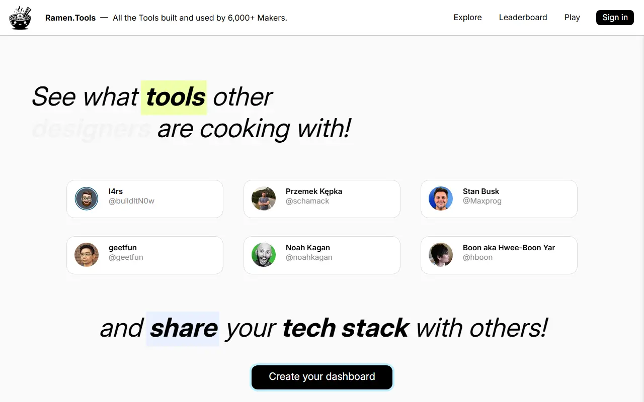 Ramen.Tools