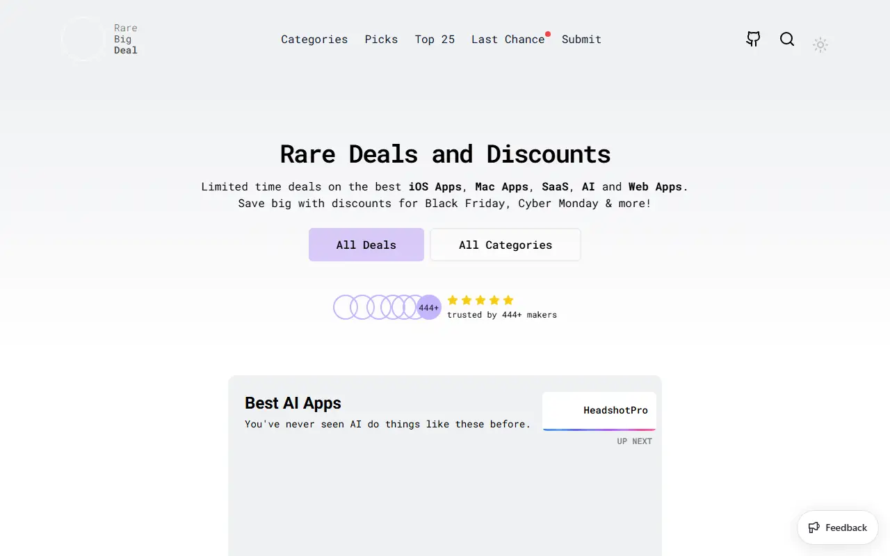 Rare Big Deal
