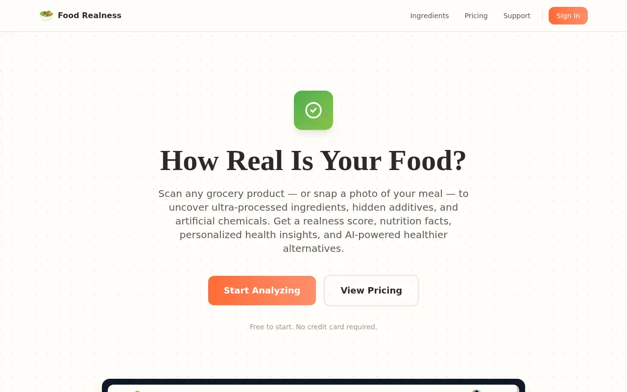 Real Food App