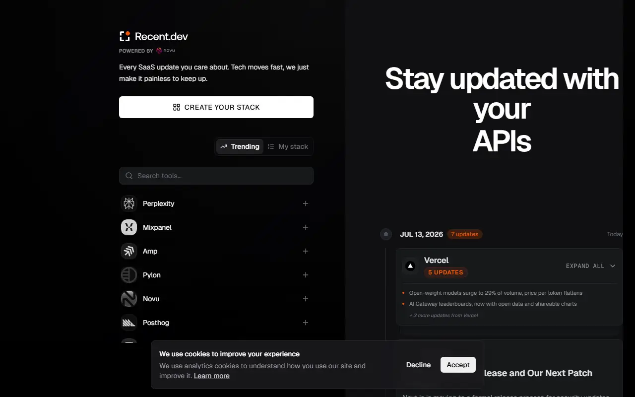 Recent.dev
