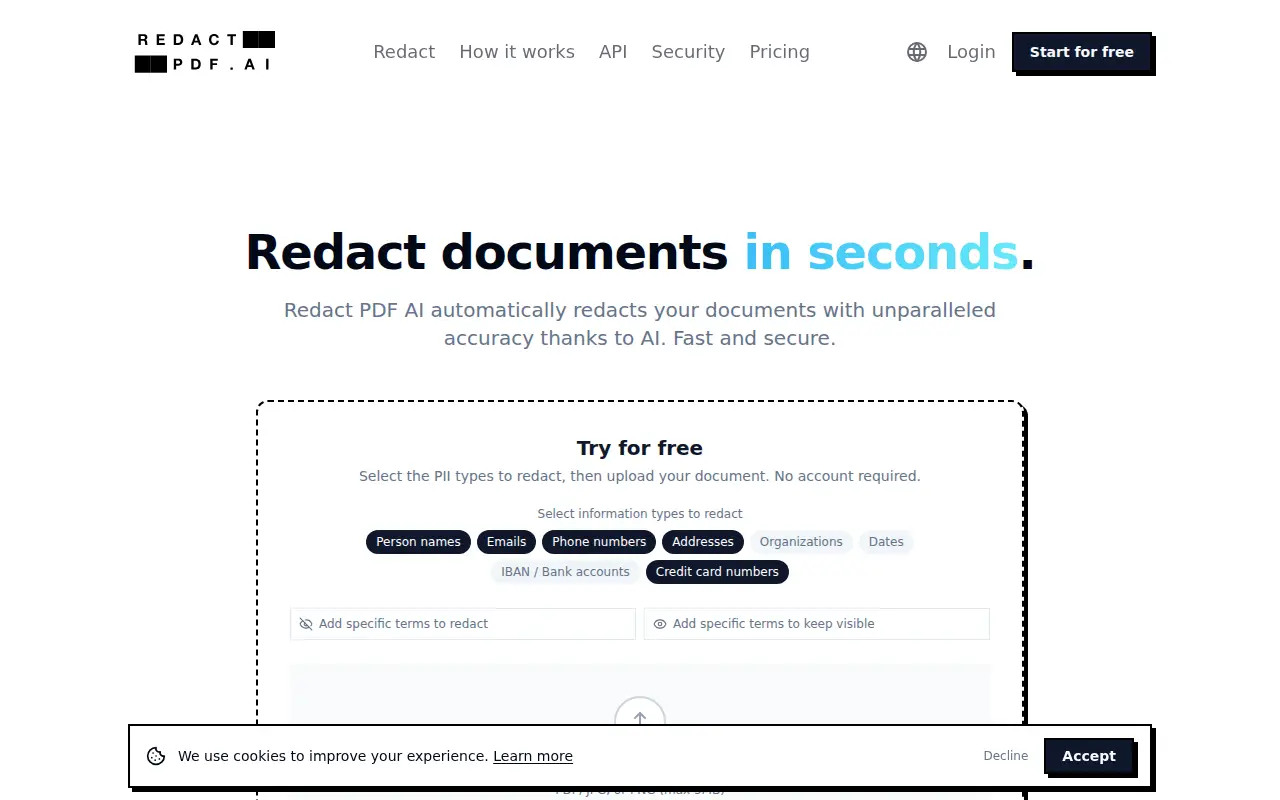 Redact PDF AI