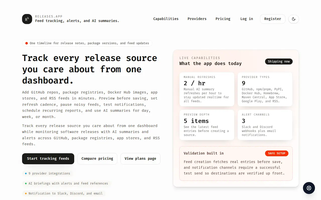 Releases.app