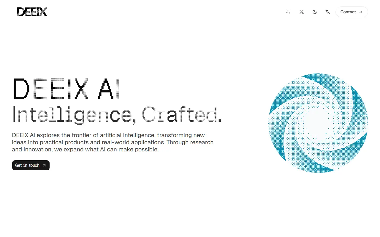 DEEIX-Chat website
