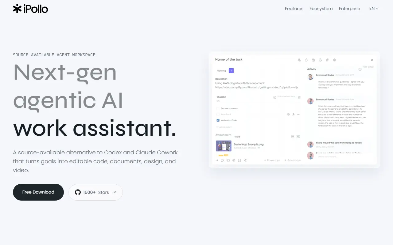iPolloWork website