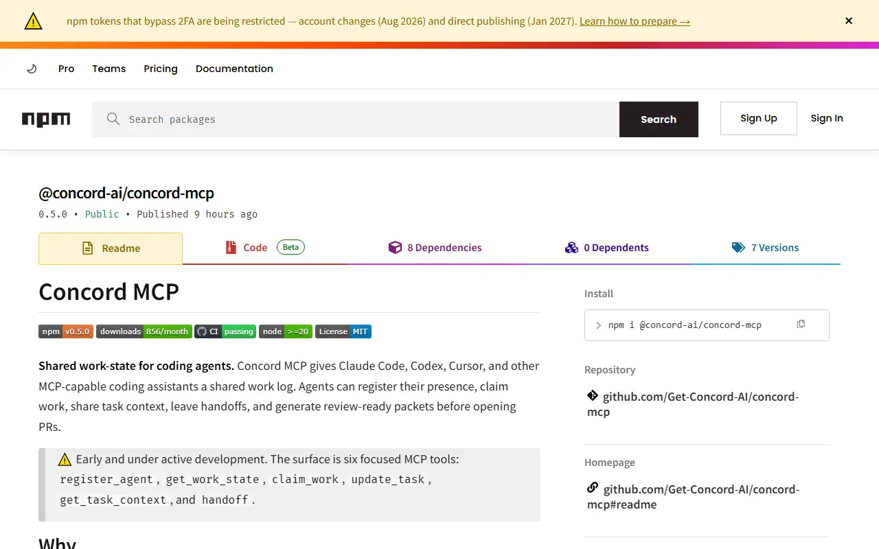 concord-mcp website
