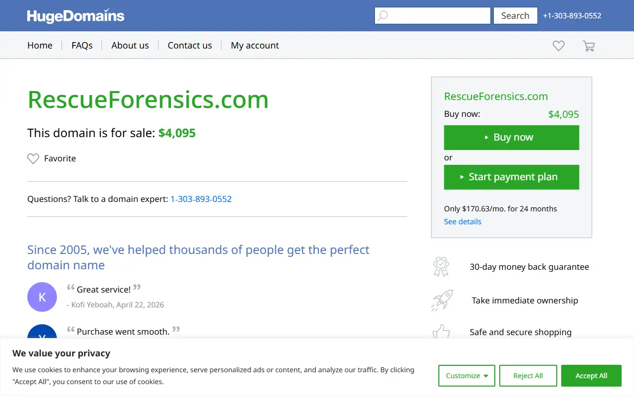 Rescue Forensics