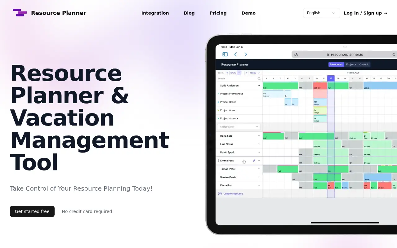 ResourcePlanner