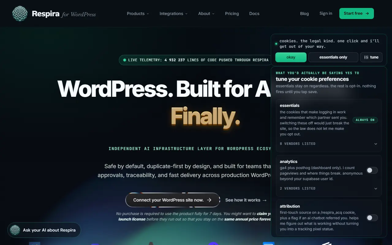Respira for WordPress