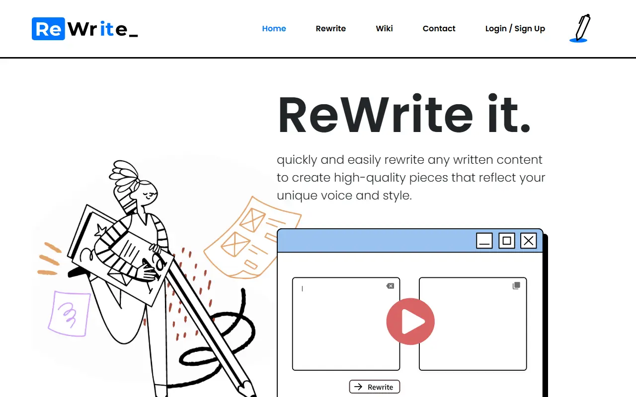 ReWriteIt AI