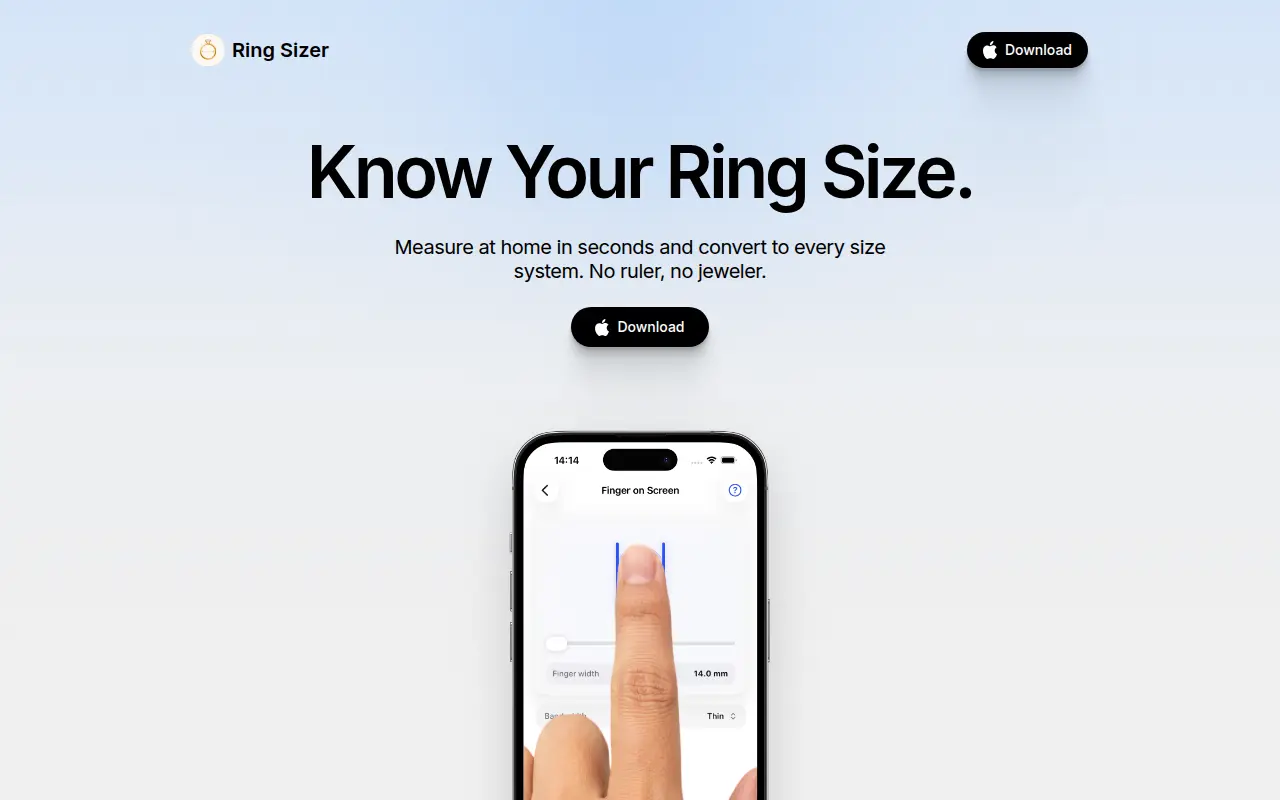 Ring Sizer