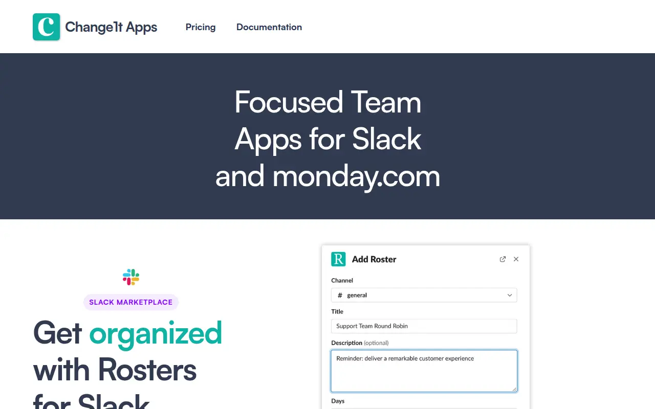 Roster for Slack