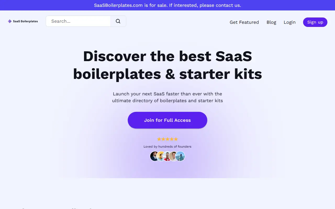 SaaS Boilerplates