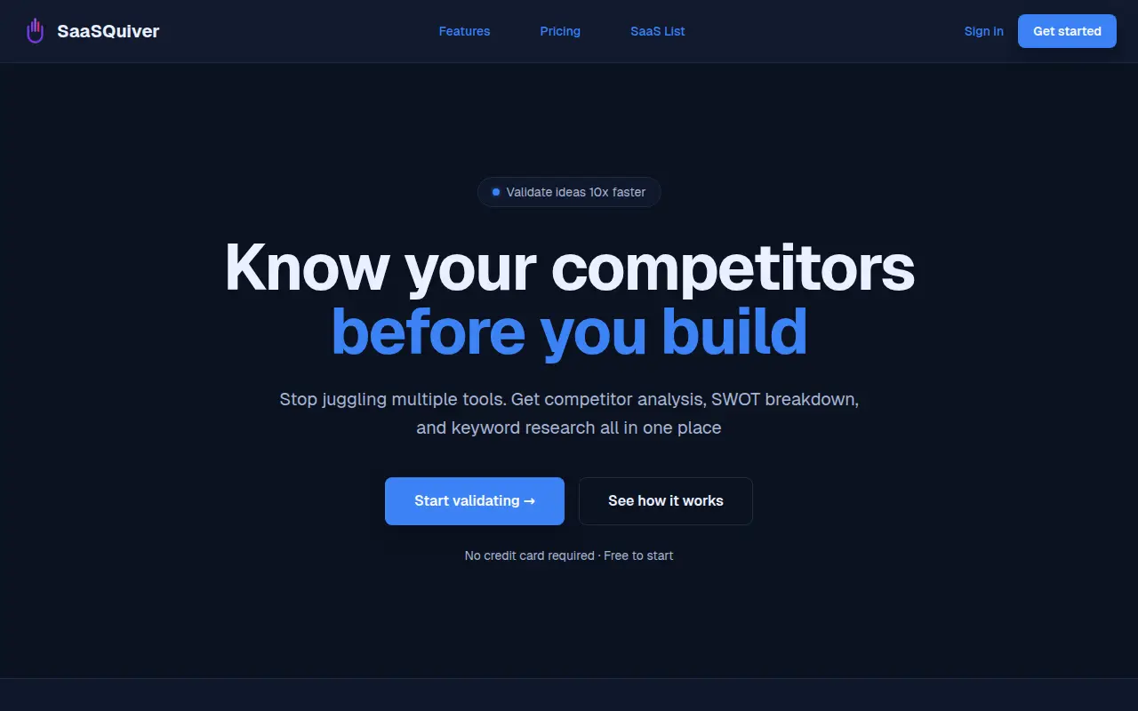 SaaSQuiver.com (Beta)