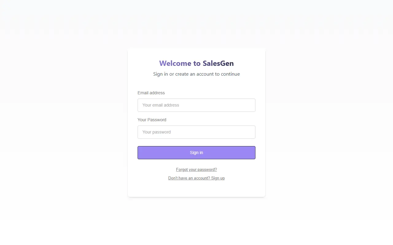 SalesGen