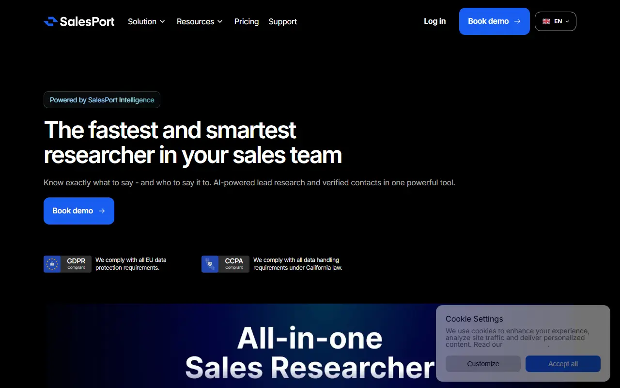 SalesPort Email Finder Extension