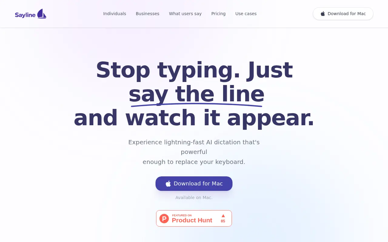 Sayline