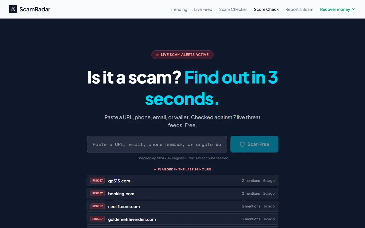 ScamRadar