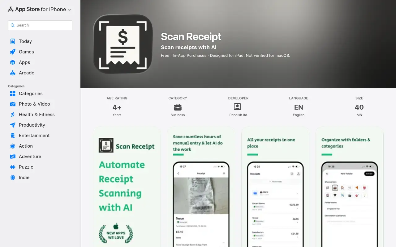 Scan Receipt