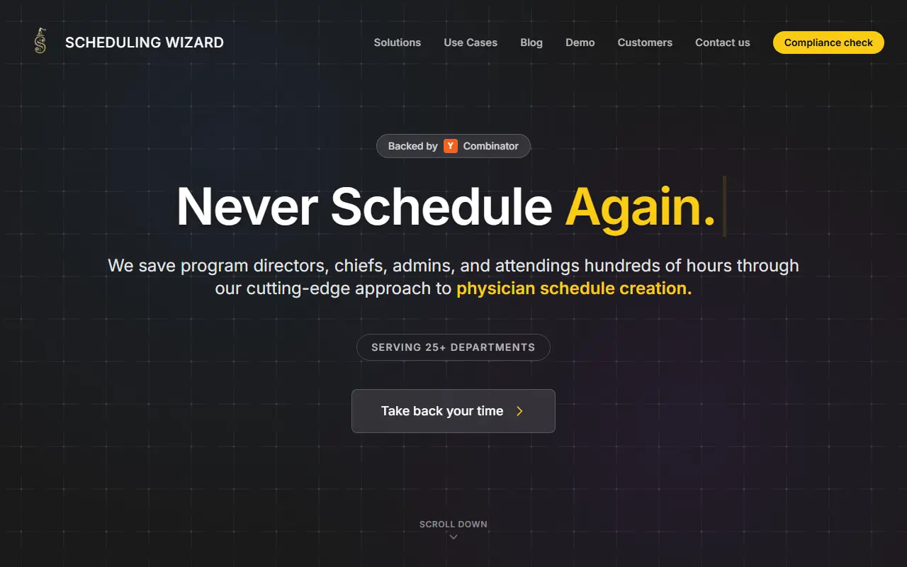 Scheduling Wizard