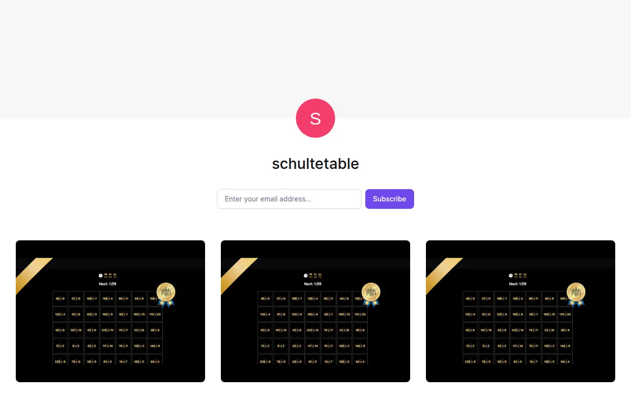 schultetable