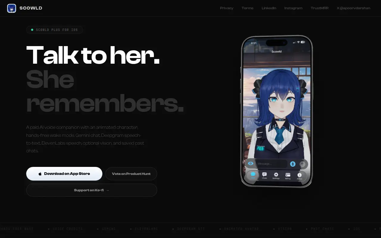 Scowld - AI Voice Companion