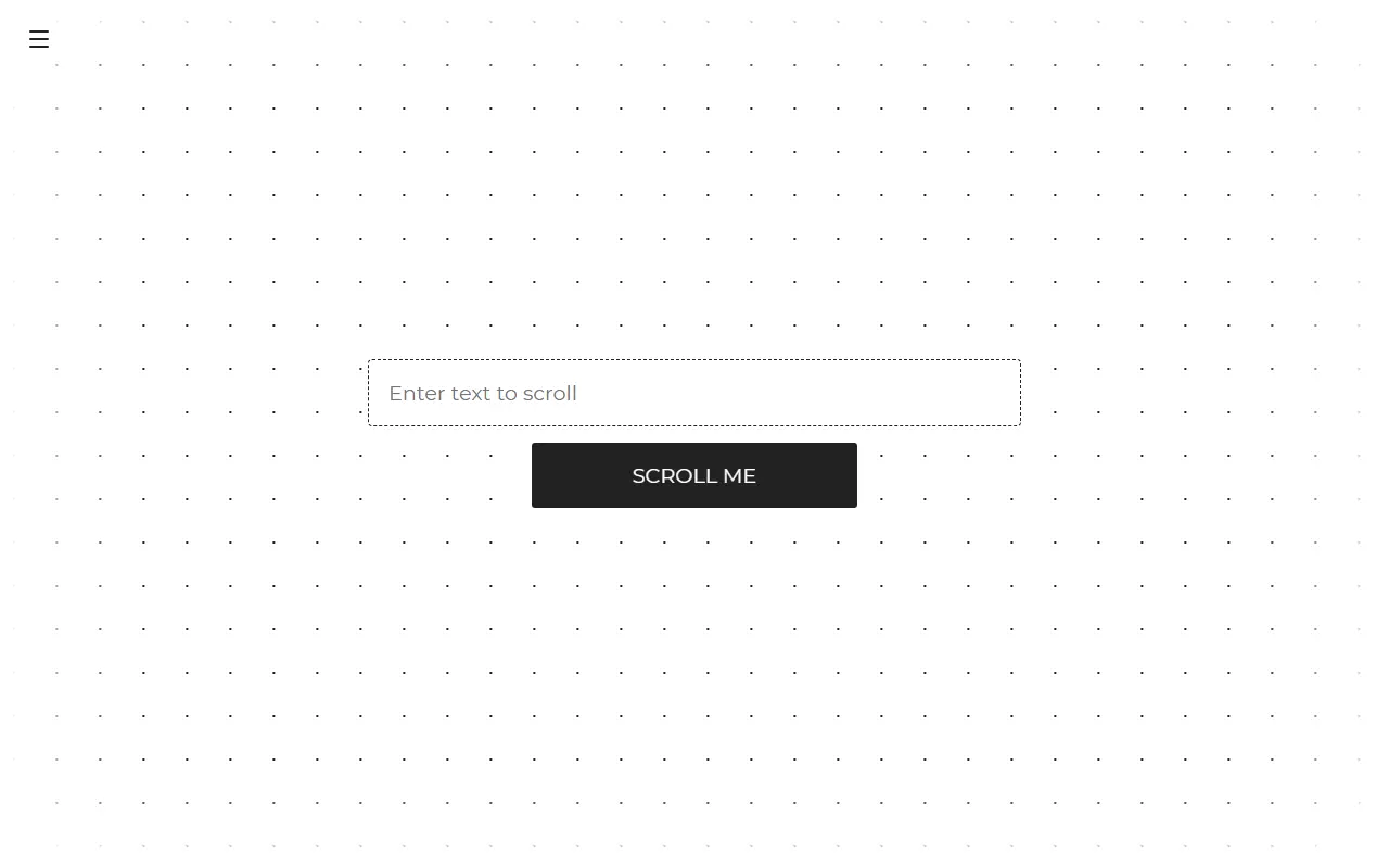 Scroll it to me