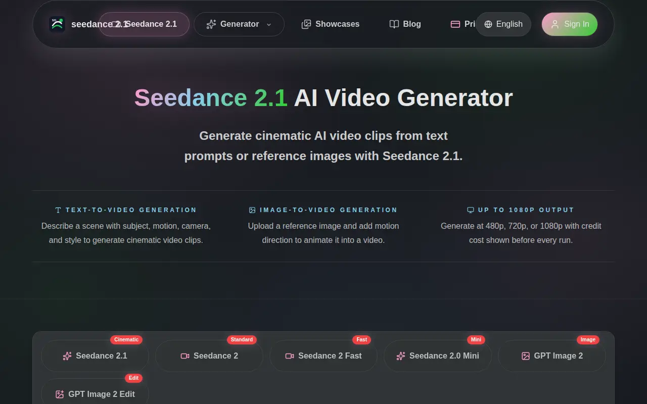 Seedance 2.1