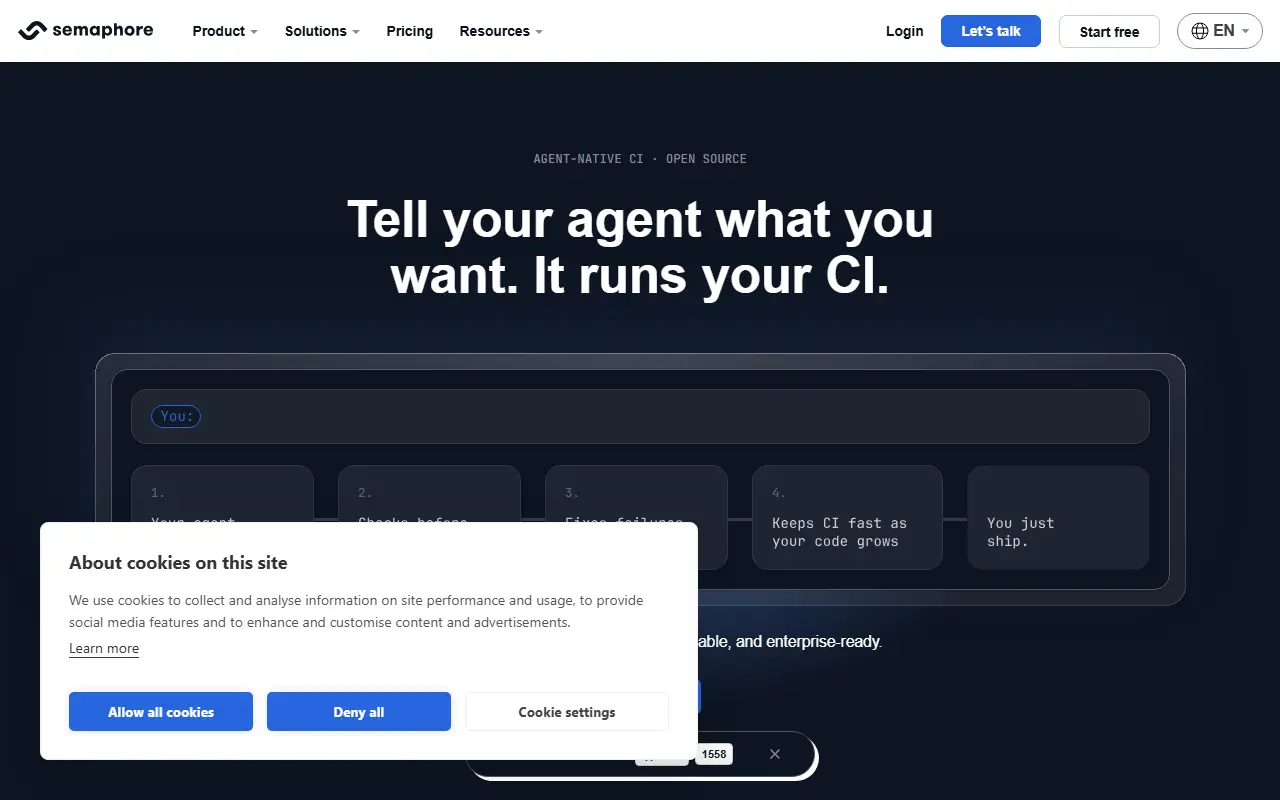 Semaphore Open Source CI/CD