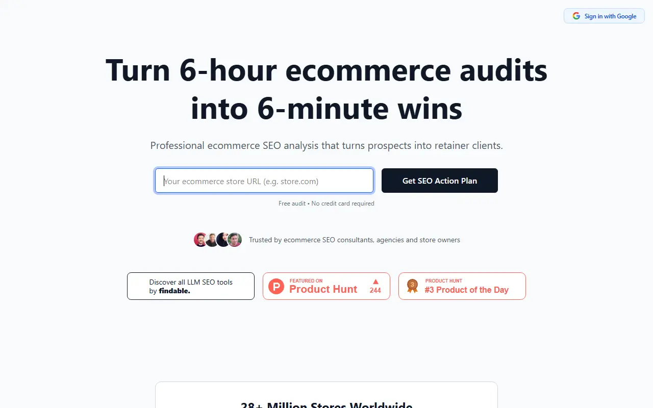 SEO Shop Audit