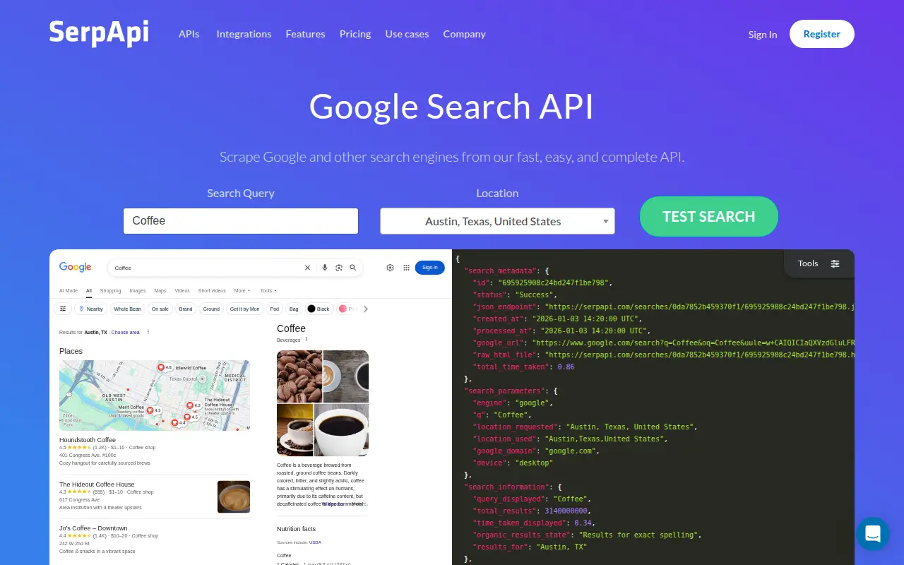 SerpApi for AI Apps and Agents